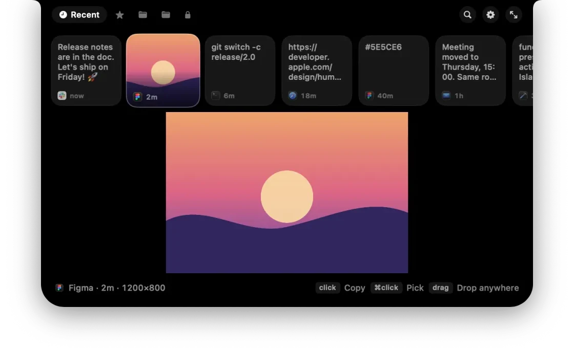 An image card previewed in the island, from Figma, 1200 by 800
